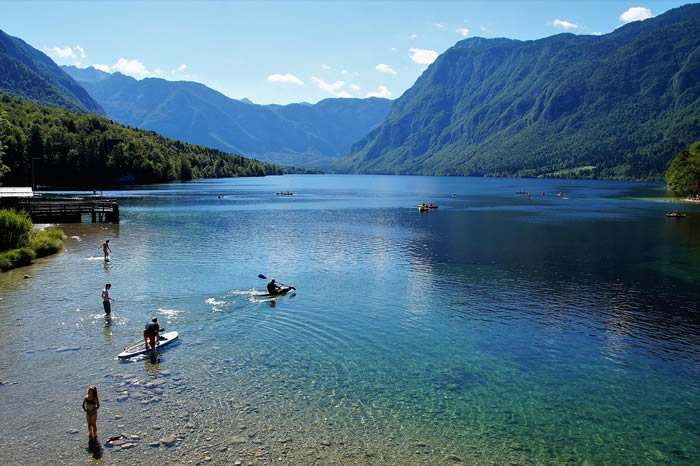 Lac de Bohinj site naturel Slovénie